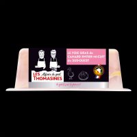 Foie gras de canard entier du Sud-Ouest mi-cuit en terrine Les Thomasines