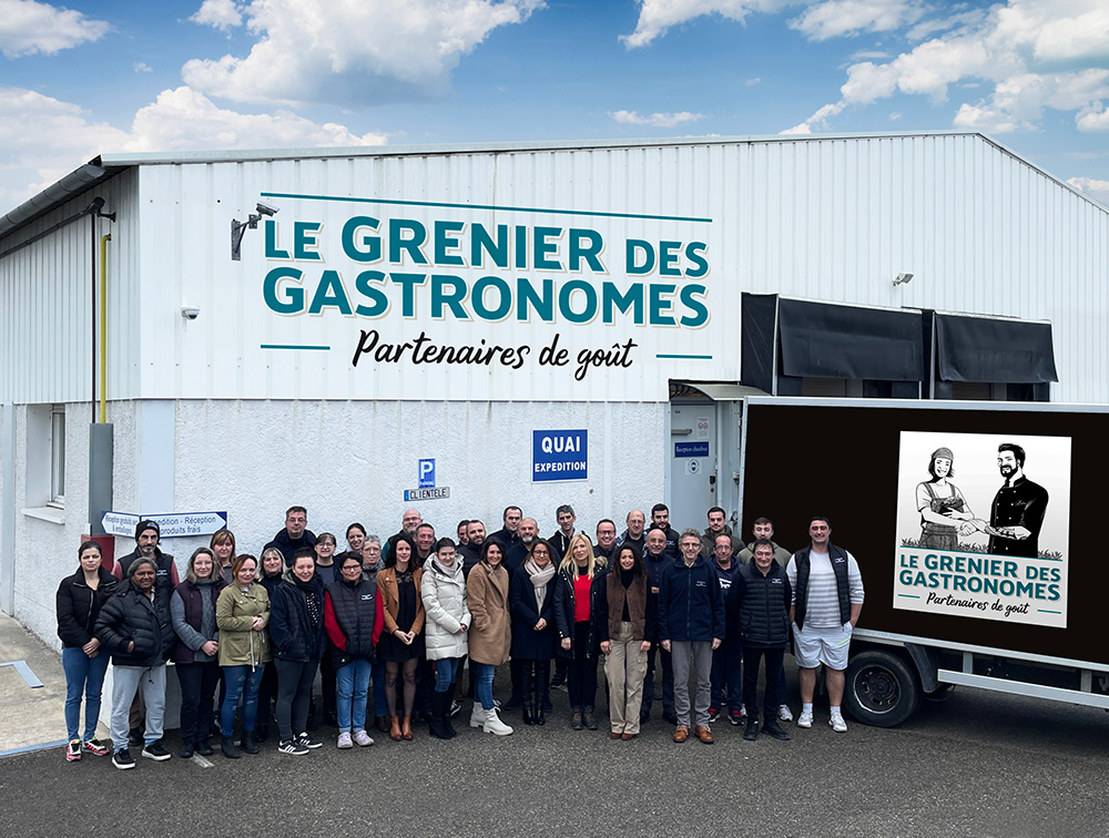 L'équipe du Grenier des Gastronome, créatrice de la marque Les Thomasines
